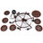 7-Light Retro Industrial Metal Gear Pendant Light