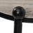 Darlyene Modern Metal and Wood Accent Table with Sturdy Iron Frame and Elegant Marble Top