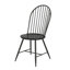 Chaise d'appoint en métal à haut dossier avec siège en bois Kennamer Hoop-2054973691