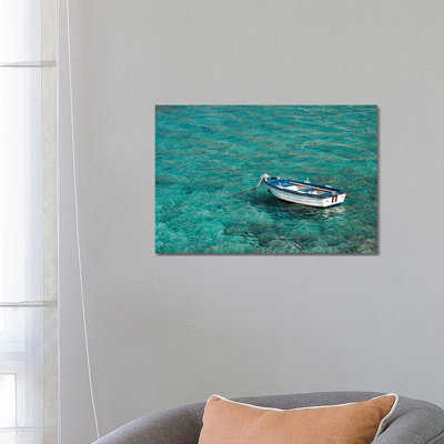 My Greek Dingy by Zoe Schumacher - Wrapped Canvas Print