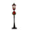 Snowing Lamp Post With Elf And Candy Cane -72 Inches