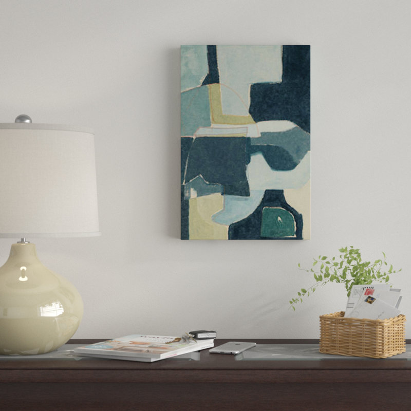 «Blue Note III», reproduction sur toile, H 26 po x l 18 po x P 1,5 po, Toile tendue, Pas de tapis