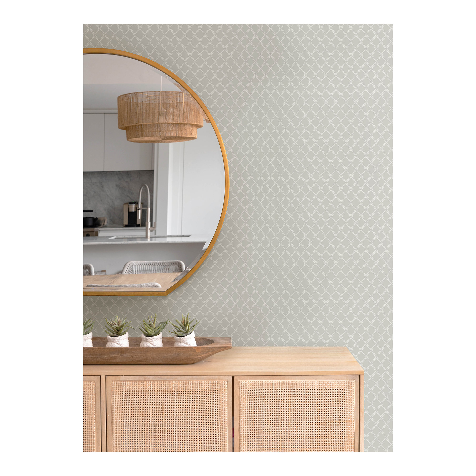 Stellan Wallpaper Roll, Green