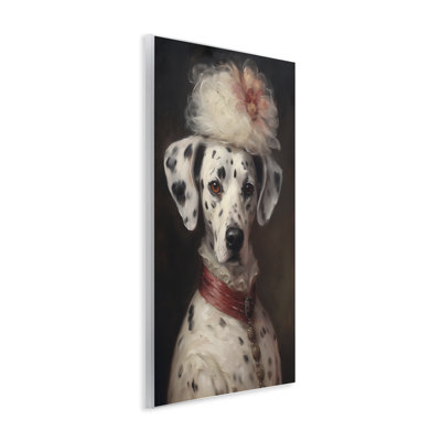 «Dalmatian with Fancy Hat», plaque murale par Wumples