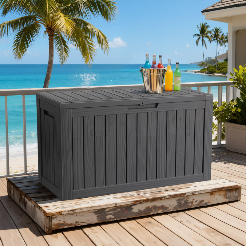 Coffre de terrasse imperméable: solution de rangement multifonctionnelle pour les espaces intérieurs et extérieurs