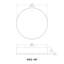 Disq Acrylic LED Flush Mount