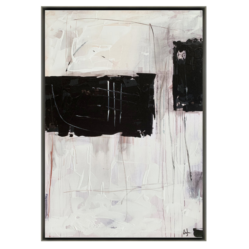 Sartoria 2 Canvas Print Artwork, Silver, 70 cm H x 94 cm W