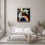 Superbe peinture décorative en verre trempé de 19,7 po x 19,7 po | 100% verre trempé, épaisseur: 0,16 pouce | Impression UV pour des couleurs éclatantes | Parfait pour la décoration intérieure, le salon ou le bureau-1254960195