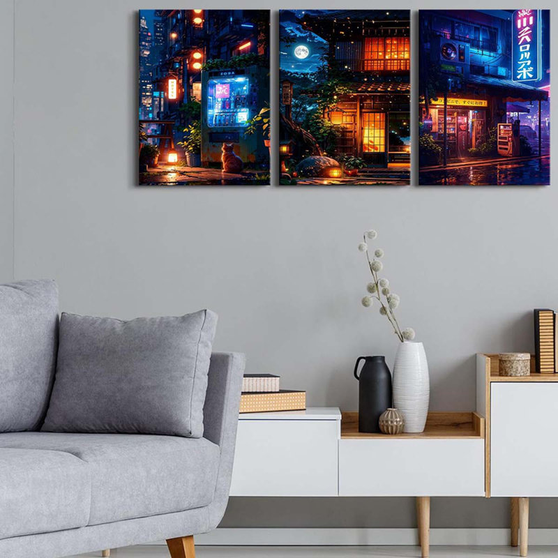 3 Piece Wrapped Canvas Print