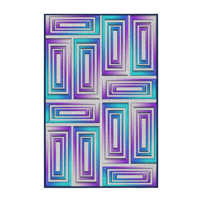 Wool Geometric Indoor Rug