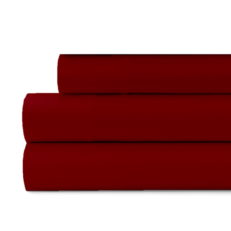 Rayon Sheet Set, Burgundy