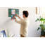 Wall Mounted cork board with print wall art kitchen notice board decorative bulletin board ideas Nature leaves
