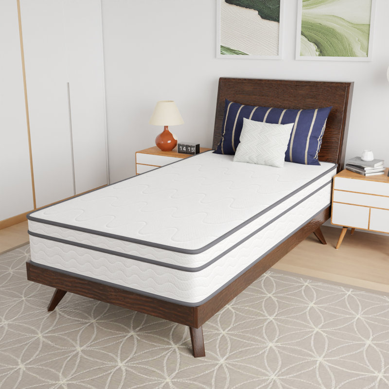 Scheinman FDW Firm Memory Foam Mattress, Twin, High Profile (10”)