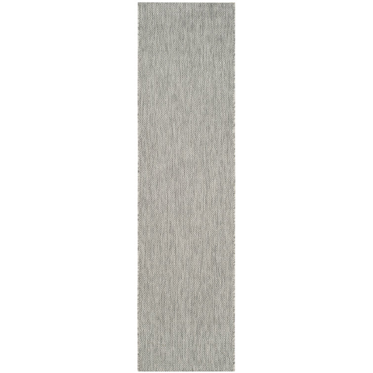 Geometric Gray Indoor/Outdoor Area Rug