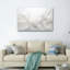 Ensemble de 1 tableau sur toile « Feuilles blanches »-129266740-129266734