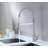 Euro Collection High-Arc Single Handle Kitchen/Bar Faucet with 2-Function Pull-Down Spring Spout Sprayer - Brushed Nickel-36866004