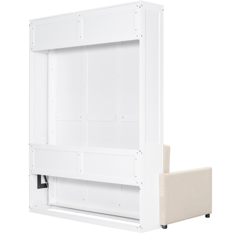 Grand lit blanc, lit superposé, rangement efficace, idéal pour les petits espaces de vie, les espaces compacts et les appartements en blanc, sommeil multifonctionnel, espaces pratiques et faciles à utiliser