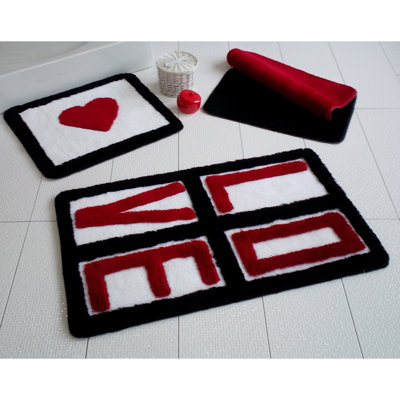 Ensemble de tapis de bain 3 pièces Ampezo