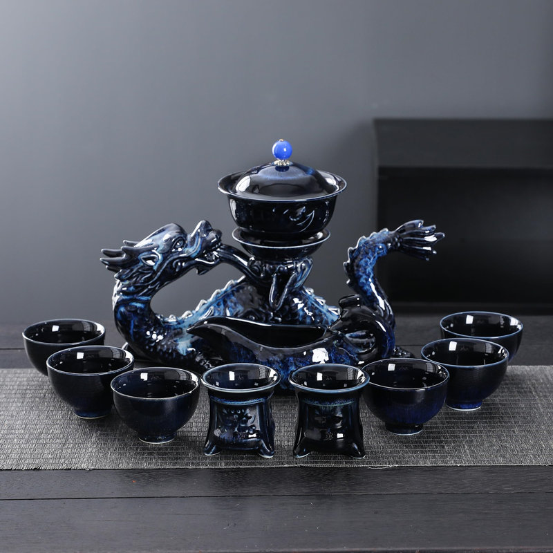 Astoria Grand Pedrick 120ml Teapot Set, Black