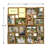 Grid 16 Opening Collage Picture Frame Set, Gold PVC Wall Gallery Decor-1075470691