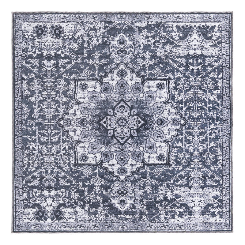 Abbie-J Moroccan Indoor Rug, Square 5'3" x 5'3"