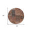Tapis rond 8 po