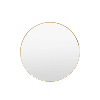 Anna Metal Framed Round Mirror