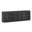 Modular Cabinet 3-Piece Sideboard with Shelves, Camel-621587367