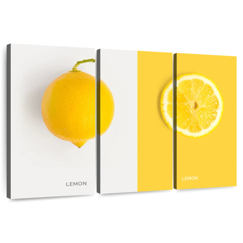 Yarlin Lemon, 42" H x 65" W