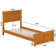Madison Solid Wood Low Profile Platform Bed with Matching Footboard