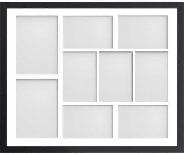 Markeia Collage Picture Frame, Black