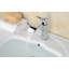 Wovier Single Hole Faucet Single-handle Bathroom Faucet With Cover Plate With Drain-93529718