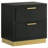 Sophia Black 2-Drawer Nightstand-1330314404