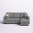 Hendrick Upholstered L-Shaped Sectional Reversible-1154144689