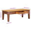 Solid Wood Coffee Table with Storage