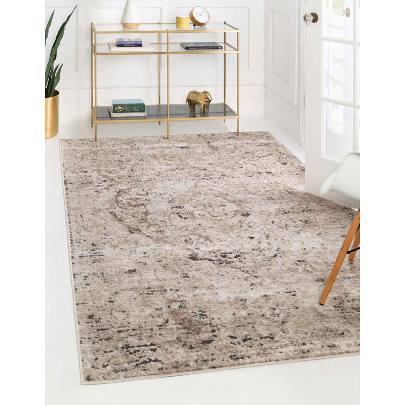 Tapis transitionnel Moree couleur chameau, Rectangle 9 pi x 12 pi