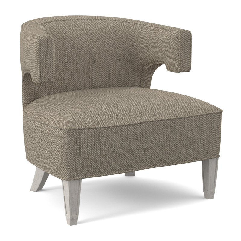 Chaise Laurel, Bisque, 100 % polyester port Elise