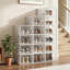 12 Pair Stackable Shoe Storage Cabinet