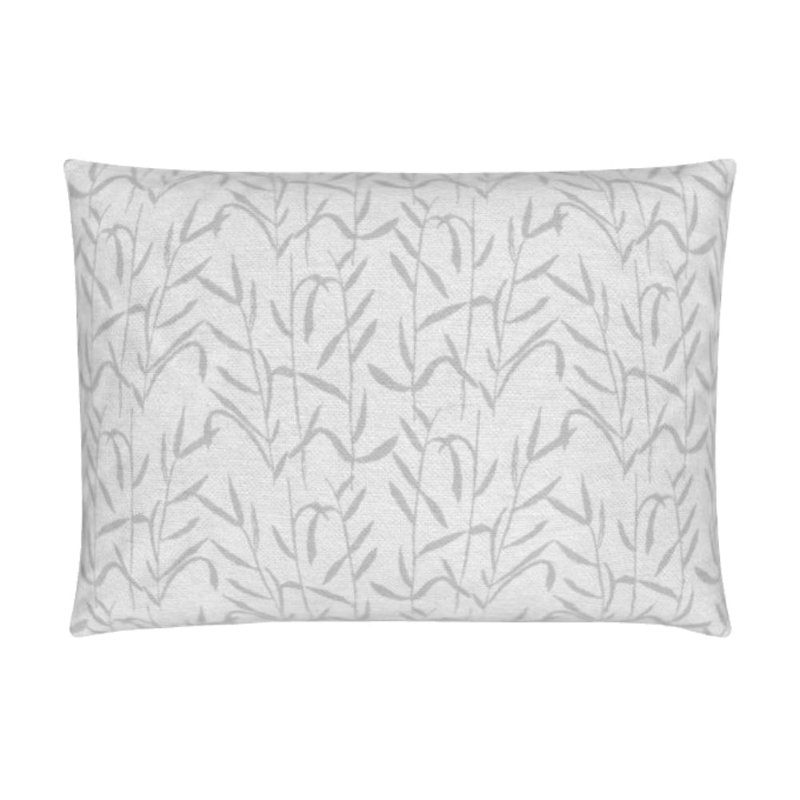 Botanic Lumbar Pillow Cover & Insert, Platinum/Silver Floral