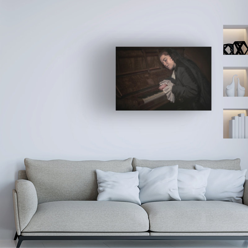 Art sur toile «bolola» par Carola Kayen Mouthaan, H 12 po x l 19 po