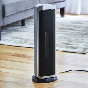 Better Homes & Gardens 23" Electric Ceramic Tower Heater, Led Display & Remote Storage