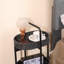 11.8cm W Metal Bedside Table