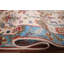 Tapis décoratif ivoire en laine fait à la main Oushak 3 x 6