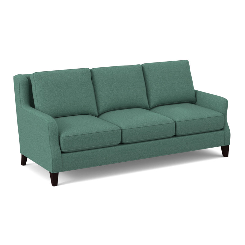 Savannah 84" Flared Arm Sofa, Antic Lagoon