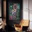 Art mural en verre épique «Earthbond» par Verena Wild, 24 po x 36 po-600609296
