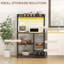 HOMCOM Baker's Rack With Power Outlet And LED Lights-483859776