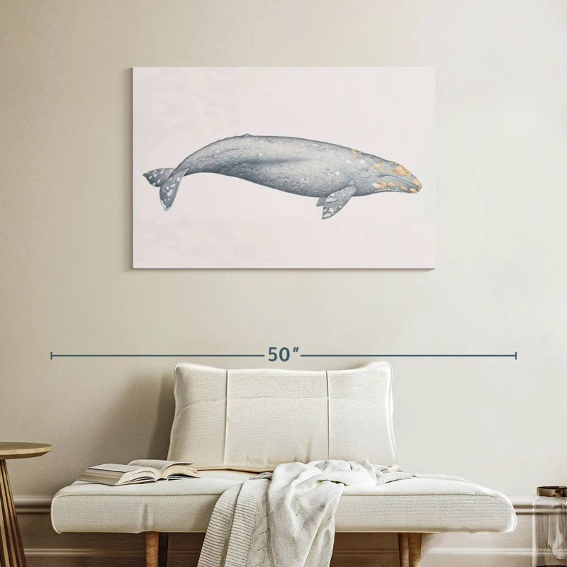 Brampt Gray Whale, 26" H x 39" W