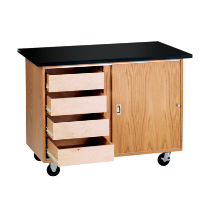 Diversified Spaces Kinetic Portable Mobile Science Classroom Demonstration Unit ChemGuard 48" x 28"