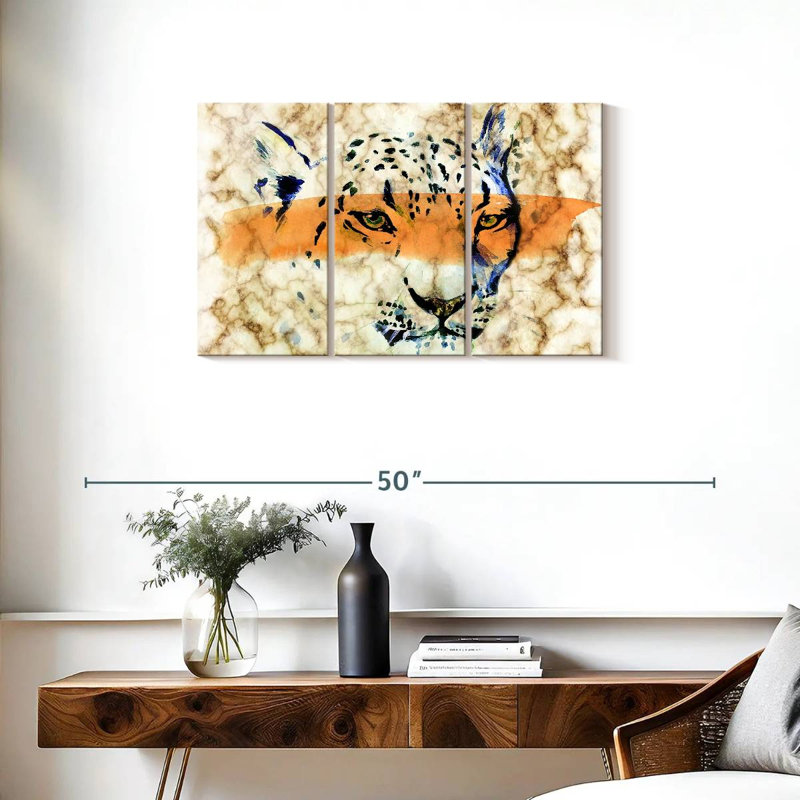 Brampt Leopard Magic, 20" H x 33" W