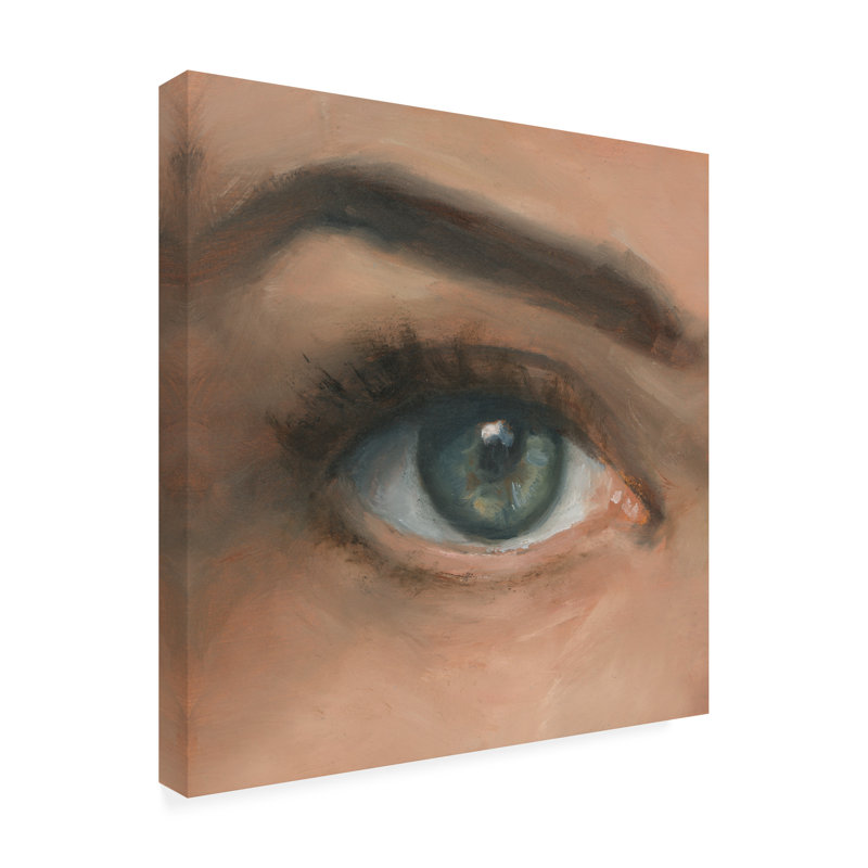 Art mural sur toile tendue - Ethan Harper «Eye Study I», décoration murale pour le salon, la chambre à coucher ou le bureau - 35 x 35